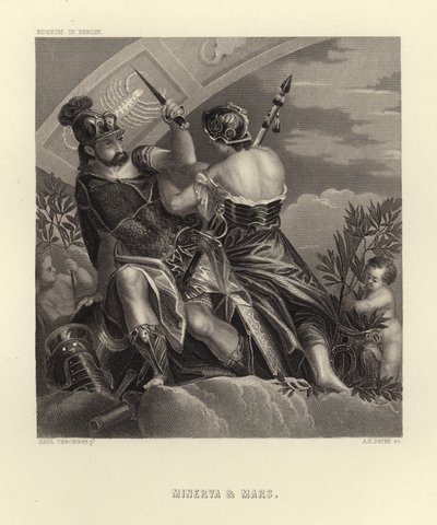 Minerva and Mars by Paolo Veronese